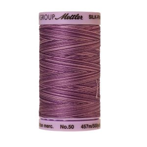 Mettler 50 Variegated Cotton Thread 9838, Lilac Bouquet | 