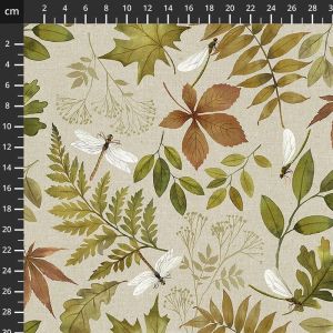 Natural Elements fabric, Leaves, Multi | 