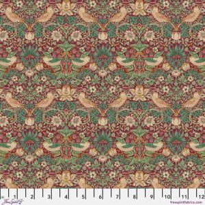 Lodden fabric: Mini Strawberry Thief, Dawn Rose | 