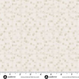Mystic Meadow fabric, Grid, Cream | 