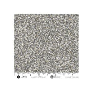 Charmed Fabric, Scroll, Silver | 