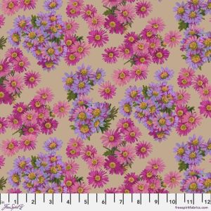 Golden Harvest fabric, Asters, Fuchsia | 