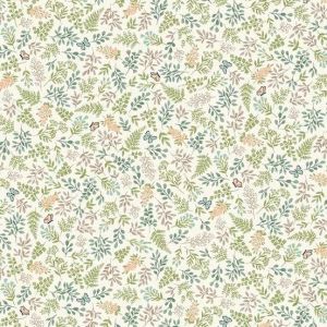 Little Ones Fabric: Foliage, Cream | 