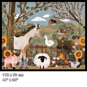 Just For Kids Fabric: Farm Country, Farm Panel 36" (91cm) | 