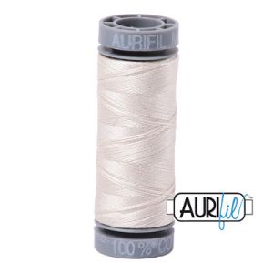 Aurifil 28 Weight Cotton Thread 2309 Silver White |