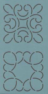 Quilt Stencil Mini Block # 46 |