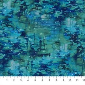 Serenity Springs fabric, Water, Blue |