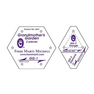 1" Hexagon Template Combo Set from Marti Michell | 