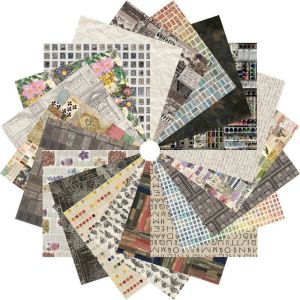 Tim Holtz Eclectic Elements Palette Charcoal + Multi 10" Patchwork Palette | 