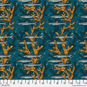 Mariana fabric: Artful Anchovy (per 1/4 metre) |