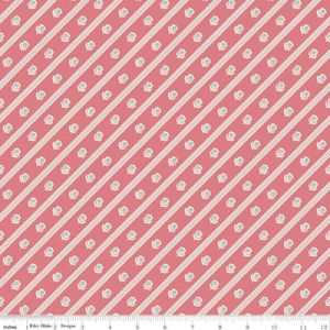 Sense and Sensibility Fabric Mrs Jennings Pink (per 1/4 metre) | 