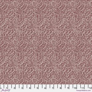 The Oxford Holiday Collection Fabric: Small Yew and Aril, Berry |