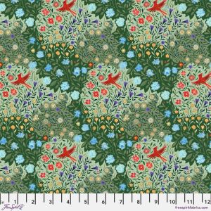 Backyard Wonder fabric: Through the Garden, Green | 
