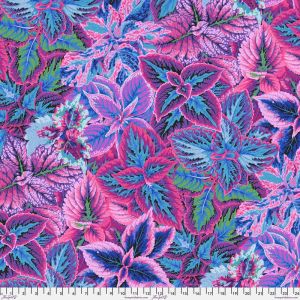 Kaffe Fassett Collective Fabric Bold Leaves, Blue |