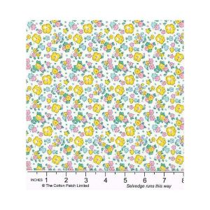 Liberty Riviera Fabric: Seaside Blossom, Yellow | 