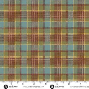 Farmer's Daughter fabric, Rustic, Scarlet |