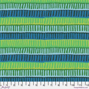 Kaffe Fassett Collective Fabric Zipper Stripe, Green |