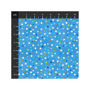 Quilting Coordinates fabric: It's Elementary, Blue | 