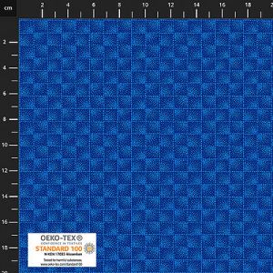 Quilters Coordinates fabric: Shaded Squares Royal Blue (per 1/4 metre) | 