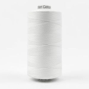 Konfetti Thread: 50wt 3 ply 100% Cotton. 1000m Spool White | 