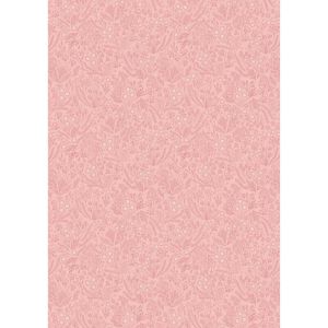 Jardin d'Automne fabric: Floral Seeds on Rose Pink | 
