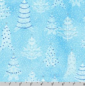 Peaceful fabric: Trees, Sky | 