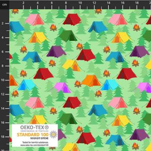 Happy Camper fabrics: Tents | 