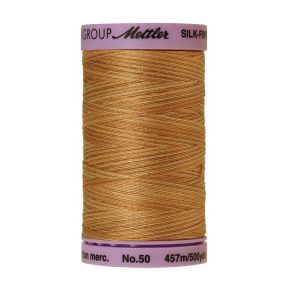 Mettler 50 Variegated Cotton Thread 9855, Bleached Straw | 