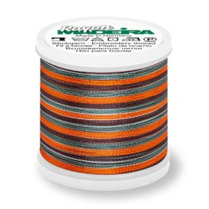 Madeira Embroidery Thread 2144 Multi Colour Orange Purple Blue | 