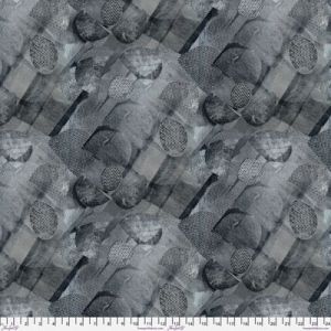 Rust and Bloom Fabric: Stone, Larkspur | 