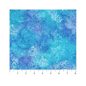 Coral Reef fabric: Bubbles, Blue | 