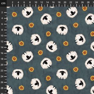 Nature's Way fabric: Farm Country, Sheep | 