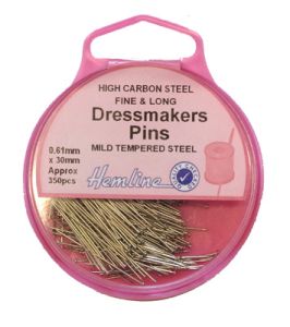Hemline Dressmaker's Pins 0.61 x 30mm |