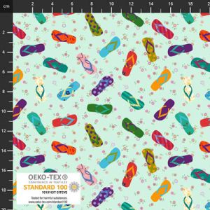 Happy Camper fabrics: Flip Flops | 