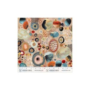 Flora and Form fabric: Geodes, Fire Opal | 