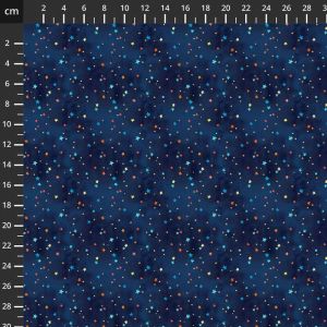 Just for Fun fabric: Blast Off!, Blue | 