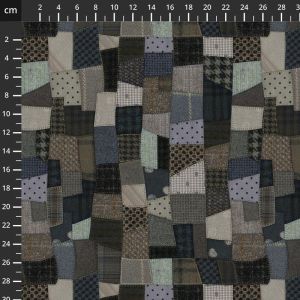 Snowy Days & Frosty Nights fabrics: Blanket Stitch Patchwork | 