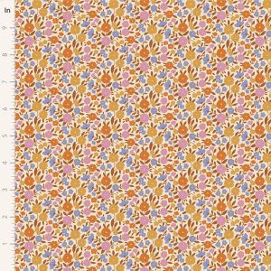 Tilda Wallflower fabric: Janice, Caramel | 