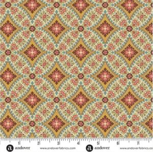 Farmer's Daughter fabric, Amber Fields, Biscotti | 