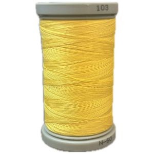 Presencia 60/3 100% Cotton Thread: Colour 103, Sunshine | 