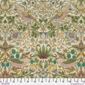 Lodden fabric: Strawberry Thief, Old Gold | 