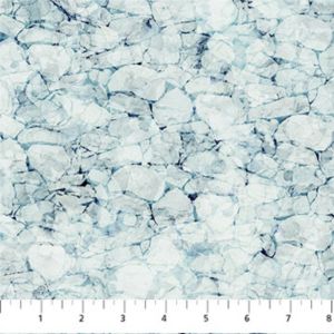 Fox Den fabric Stone Texture, Light Blue | 