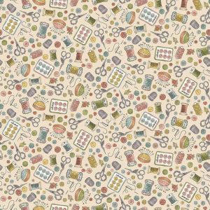Atelier fabric: Notions, Cream | 