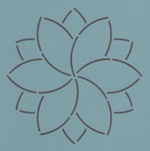 Quilt Stencil 5" Zion 22 |