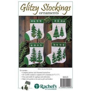 Glitzy Stockings Ornaments by Rachel's of Greenfield |