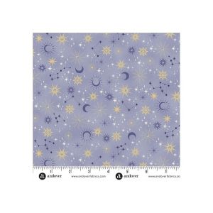 Charmed Fabric, Galaxy, Blue | 