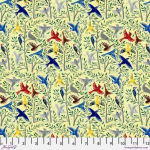 Backyard Wonder fabric: Songbird Symphony, Yellow | 