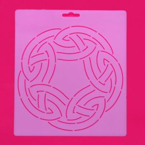 Quilt Stencil 7 1/2" This Way & That Way Circle |