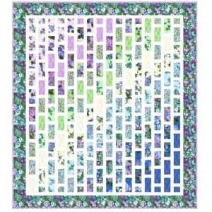 Hydrangea Grace Charming Path Quilt Kit | 