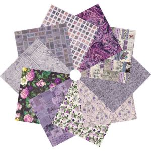 Tim Holtz Eclectic Elements Palette Purple Fat Quarter Pack | 